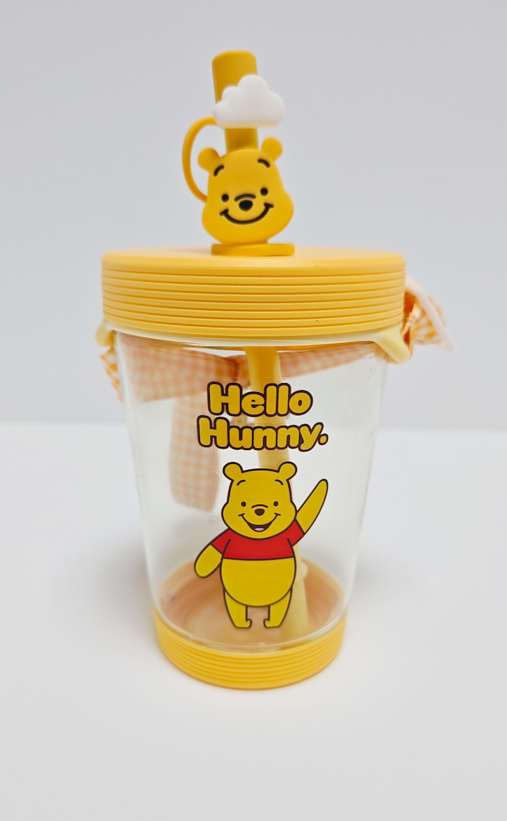 Winnie the Pooh Plastic Tumbler w/ Lanyard